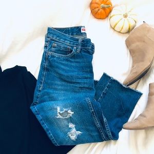 Levi’s Distressed Vintage Boyfriend Jeans Boho